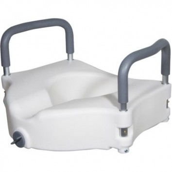 Raised Toilet Seat With Padded Arms